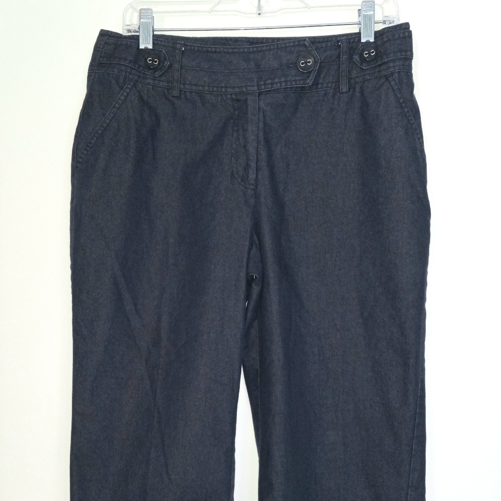 Studio 1940 women's size 10 slate blue capris
